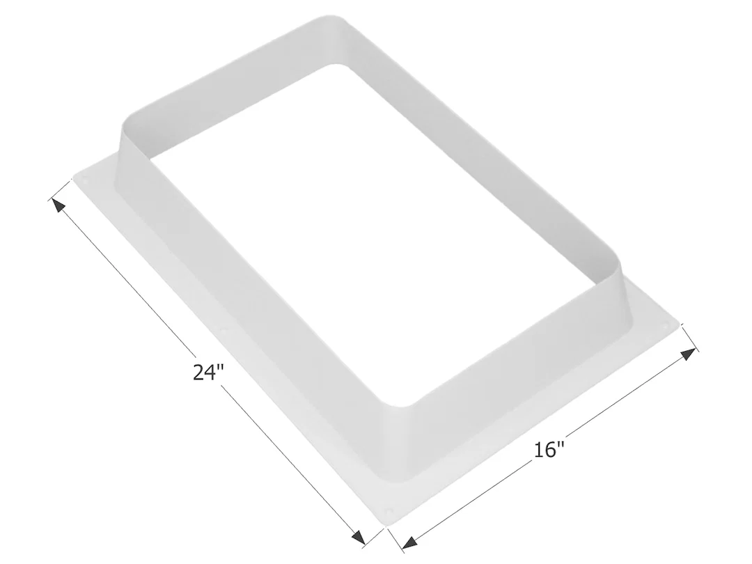 01936 – ICON Skylight Trim Ring, For Skylight Part Number SL1422 Rectangular 22 Inch Length x 14 Inch Width Opening 2...